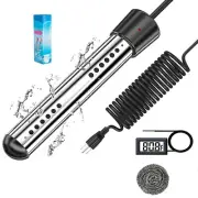 HASTER Auto Shut-Off (158 F) Portable Immersion Water Heater for Inflatable P...