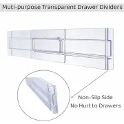 Drawer Divider High Strength Storage Dorm Wardrobe Drawer Divider Transparent