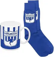 North Melbourne Kangaroos AFL Footy Heritage Mug and Socks Pack