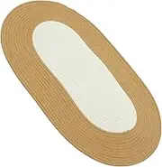 TINEASUR Nordic Style Rope Woven Indoor Mat Absorbent Non Floor Cushion for Bedroom Porch Elegant Water Absorbing Entrance Rug Decorative Practical Design