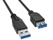 15ft SuperSpeed USB 3.0 Cable Type A to Type A Male to Female Extension Cable...