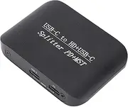 Sorandy Type C to HD and Type C Adapter, 4K 60Hz, Supports Both Mirrored and Extended Displays, High Power PD Charging, Support Same Screen, Different Screen