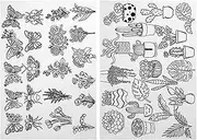 Qianly 2Pcs Water Soluble Stabilizers for Embroidery, Stick and Stitch Patterns for Shirts Shoes Pants, Style C