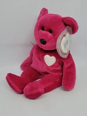 TY Beanie Baby - Rare Valentina W/TAGs Retired 1998- Tag Errors, New Condition