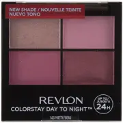 6 Pack Revlon ColorStay Day To Night, Eyeshadow Quad, Pretty, 0.16 oz