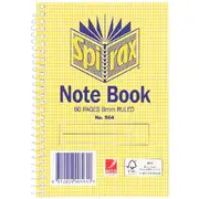 Spirax No. 564 Notebook 80 Page
