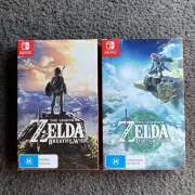 Legend Of Zelda Breath Of The Wild & Tears Of The Kingdom DISPLAY BOXES ONLY