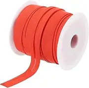 uxcell 1/2 Inch Single Fold Bias Tape Polyester Continuous Bulk Bias Tape for Sewing, Seaming Quilting Hemming Binding Crafts (Red 25 Yards)