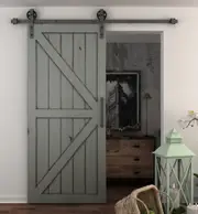 Black Sliding Barn Door Hardware BB09 - Australia Barn Door Expert
