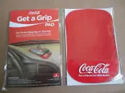 Rare NEW 2007 Coca Cola Get a Grip Pad for Phone, Glasses on Car Dash