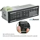 Excavator Radio Bluetooth AUX AM/ FM Input 12V 24V for Grader Loader Yacht Grab
