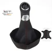 5 - gear ICT leather gear shift knob gaiter boot for Renault Megane III 3 C32 (for: Renault)