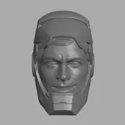 Smiling Tony Stark Iron Man custom head for Marvel Legends & other action figure