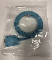 NEW SEALED CISCO OEM CAB-CONSOLE-RJ45 DB9 To RJ45 Blue Console Cable 6ft