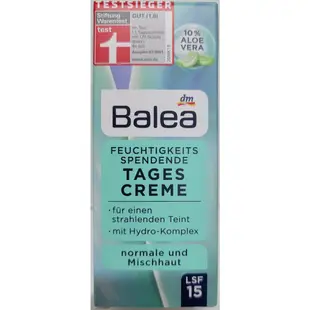 德國 BALEA Tagescremen/Nachtcreme 10% Aloe Vera 蘆薈日/晚霜