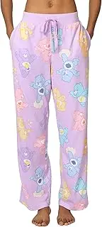 [Care Bears] Women's Pajama Pants, Lounge Bottoms with Drawstring, Ultra-Soft & Comfortable, CAREBEARS Technicolor