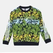 Kermit The Frog Disney Muppets ADIDAS youth Training Sweatshirt SMALL 9-10 Y