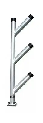 Bert's Custom Tackle MF-3492 Swivel 3 Rodhoder Tree SILVER