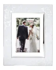Lenox Silver Peony 5x7 Frame