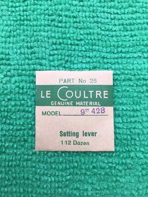 Jaeger LeCoultre Setting Lever Cal. 9” 428 Part 443 25, NOS