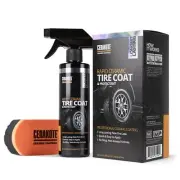 CERAKOTE Rapid Ceramic Tire Coat – Showroom New Tire Shine – Deep Tire Black