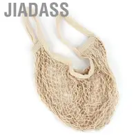 在飛比找蝦皮商城優惠-Jiadass 時尚可重複使用編織網購物袋女式網狀手提袋水果