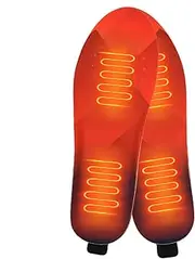 Heated Boot Insoles, 3300mAh Electric Heated Foot Warmer, Winter Thermal Insoles for Hunting Fishing Hiking Camping Unisex