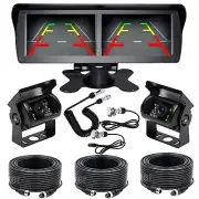4.3" Split Monitor 4PIN Joint 2 Reverse Back Camera Truck Bus Suzy Trailer Cable