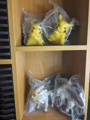 Rare 2017 Pokemon McDonald's Sealed Figures With Promotional Cards Sealed