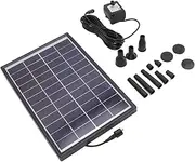 Solar Fountain Pump EFFICIENTLY Powered 6W for Water Features
