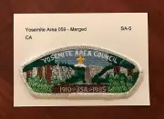 Boy Scout Patch CSP, Yosemite Area 059 (Merged), 1985, White Border, SA-5, New