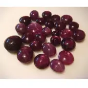 8-12mm Star Ruby Cabochon, Natural Star Ruby, 5 Pcs Star Ruby Cabochon, 42 CTW