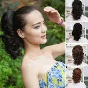 Artificial Hair Wig Ponytail Female Curly Short Style X3D6