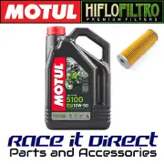 Oil and Filter Kit Hiflo For KTM RC8 1190 R AKRAPOVIC 2010 Motul 5100 10W50 4L