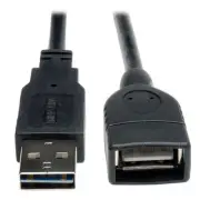 Tripp Lite Universal Reversible USB 2.0 Hi-Speed Extension Cable (Reversible A