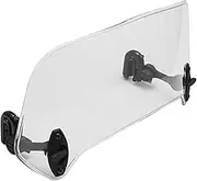 Motorcycle Wind Deflector, for Motorcycle Windshield Extension Adjustable Spoiler Clamp-On Windscreen Deflector Motorbike Windshield Motorcycle Windshield