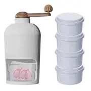 Hand Snow Cone Machine Maker Ice Crusher Shaver Shaved Best Snow Smoothie