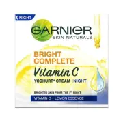 Garnier Skin Naturals Bright Complete Night Cream with Vitamin C Yoghurt, 40 g