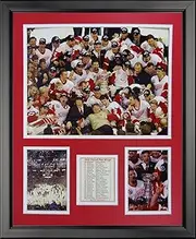Legends Never Die Detroit Red Wings 2002 NHL Champions Framed Photo Collage, 16" x 20"