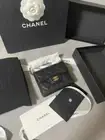 Chanel accordion chain wallet