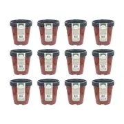 48pc Antheia Green Homewares Soft Plastic Seedling Planter Pot 15x13.5cm Brown