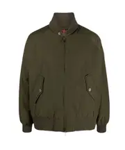G9 Harrington zip-up bomber jacket UK42 Green