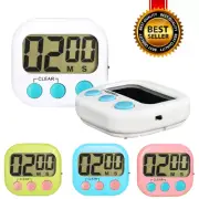 Digital Kitchen Timer Magnetic Cooking LCD Large Count Down Up Clear Loud Alarm