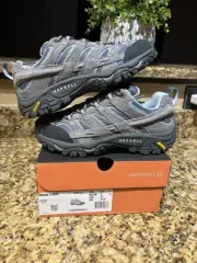 Merrell Womens Moab 2 Vent Hiking Shoes J06014 - Size 6.5 - Smoke Blue New w Box