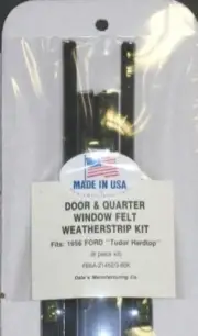 Door Window Felt Kit 1956 Ford 2-Door Hardtop (for: Ford)