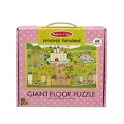 Melissa & Doug Natural Play Giant Floor Puzzle - Princess Fairyland 60pc
