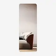 Full Length Mirror, Floor Full Length Rectangular Standing Mirror with Stand, Aluminum Frame,for Living Room Bedroom Hallway(Silver,165x60cm)