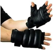 ProForce Fingerless Grappling Gloves Leather
