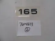 TRITON 165 RAISED DECAL 5 1/4" X 1 1/2" 7604673 BLACK & WHITE MARINE BOAT