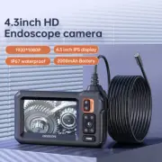 Industrial Endoscope Borescope 1080P HD 4.3'' Screen 8mm Inspection Snake Camera